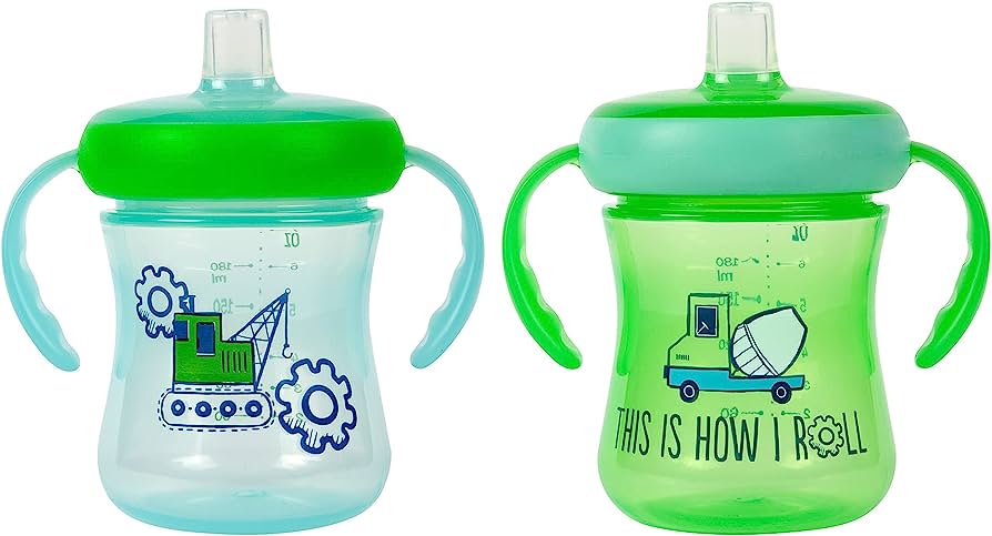 The First Years -Soft Spout Trainer Cup (Pack of 2) Oz
