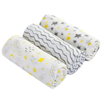 3 Pack Muslin Swaddle Blankets Girl Boy - Swaddle Blanket 100% Cotton for Newborns