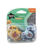 Tommee Tippee Fun Style Soother, Pack of 2