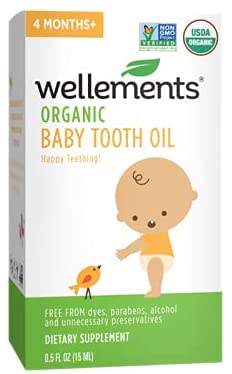 Wellements Organic Baby Tooth Oil for Teething