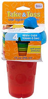 The First Years Take & Toss - Spill Proof Cups 296ml (4pcs) (color may vary)