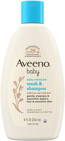Aveeno Baby Wash & Shampoo, 236ml, 8 fl.oz
