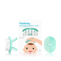 FridaBaby Infant Head-Hugging Hairbrush + Styling Comb Set