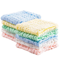 Baby Muslin Washcloths, Extra Soft for Sensitive Skin  by PPOGOO