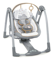 Ingenuity - Boutique Collection Swing N Go Portable Swing - Bella Teddy