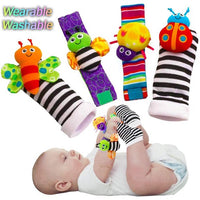 Baby Infant Rattle Socks Toys
