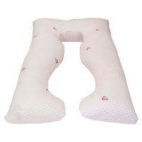 MOON - Full Body Pregnancy Pillow with Cover - Pink Heart